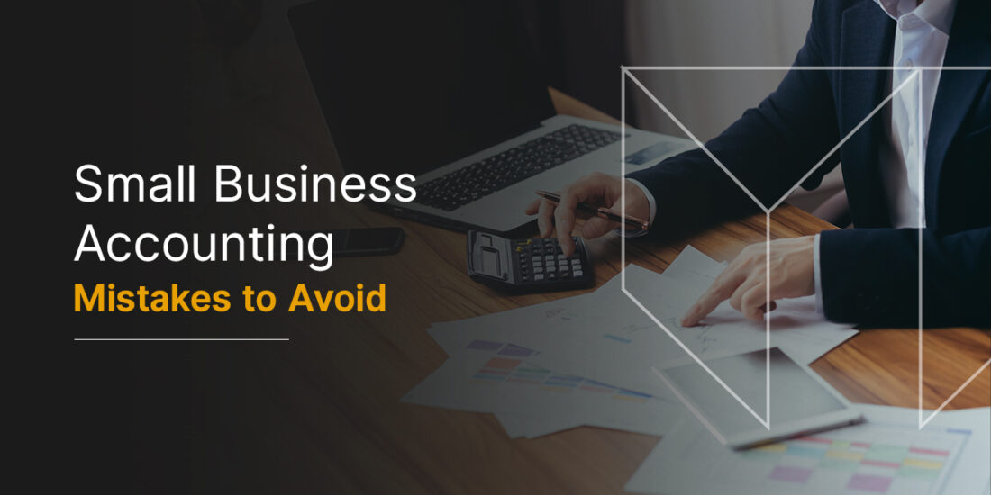 a small business accounting mistakes to avoid poster